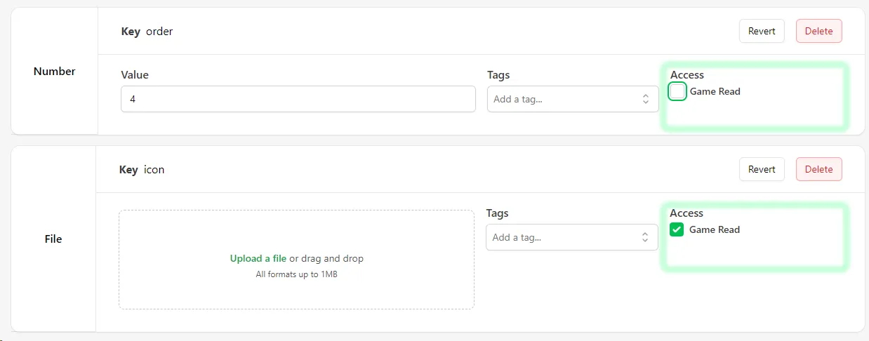 Accessing metadata on a catalog item.